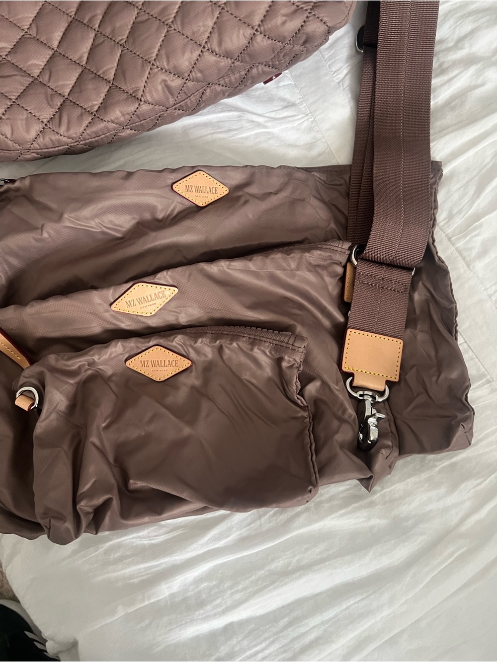 MZ Wallace large Metro tote deluxe mauve - Picture 2 of 8